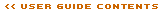 << BACK TO USER GUIDE CONTENTS